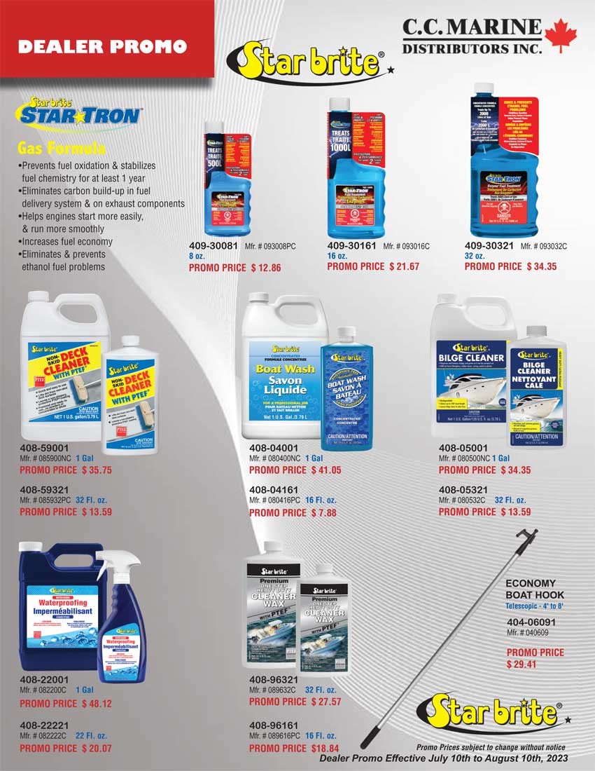 C.C.Marine Distributors of boat parts in Canada